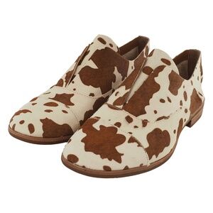 Kork-Ease Nottingham Slip-On Cow Print Oxford Shoes
